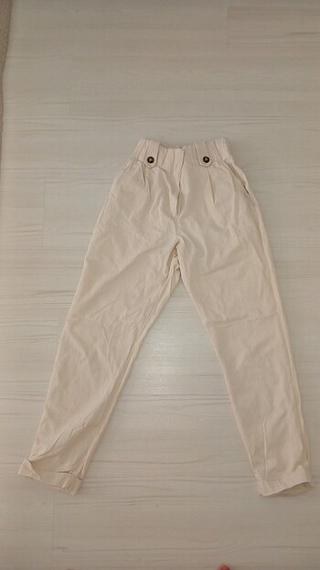 Keten yazlik pantalon 