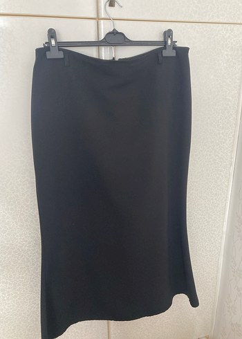 Kemerli Siyah Kadın Etek - Görsel 2