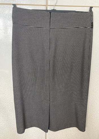 Gri Kareli Etek - Görsel 4