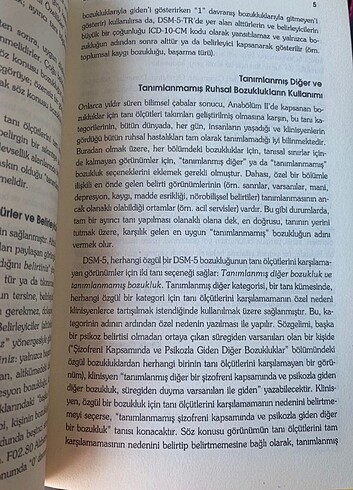  DSM 5 -TR , ruh sağlığı kitabı 