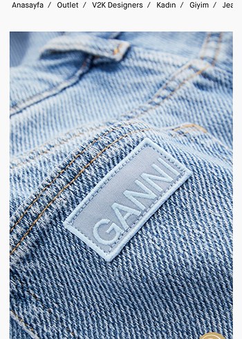 Gant Ganni Light Blue Baggy Jean