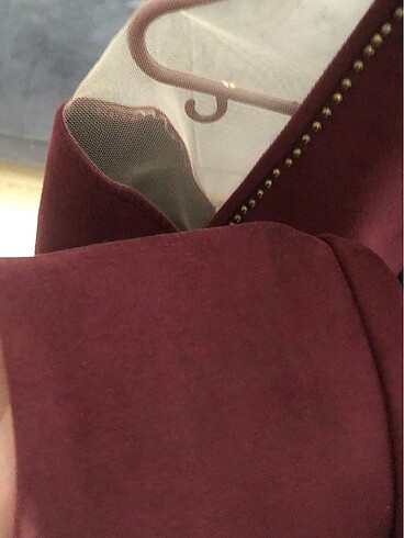 42 Beden Bordo elbise