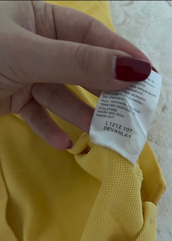 Lacoste Erkek Sarı Düğmeli Polo Tişört