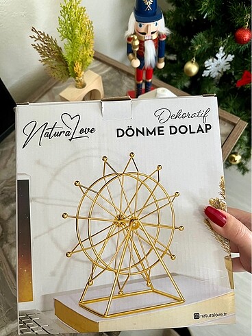 Naturalove Dekoratif Dönme Dolap