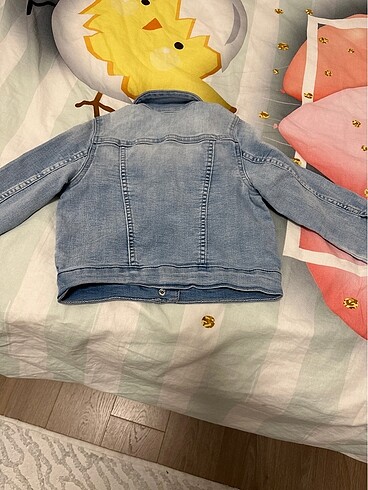 4 Yaş Beden mavi Renk H&M kot ceket unıxes