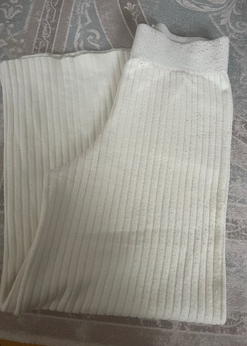 universal Beden beyaz Renk Kadın beyaz Pilili Pantolon