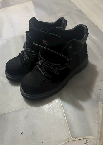 Erkek Siyah Kemerli Goth Bot - Görsel 7