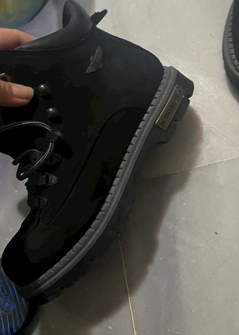 Erkek Siyah Kemerli Goth Bot - Görsel 8