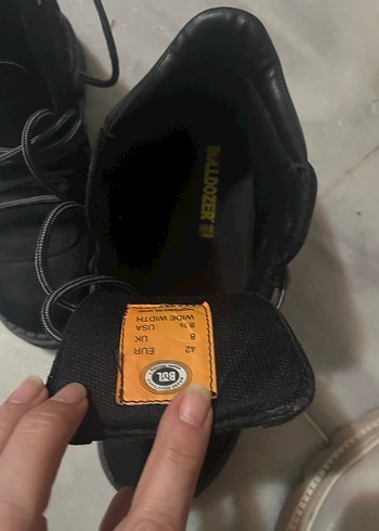 Erkek Siyah Kemerli Goth Bot - Görsel 4