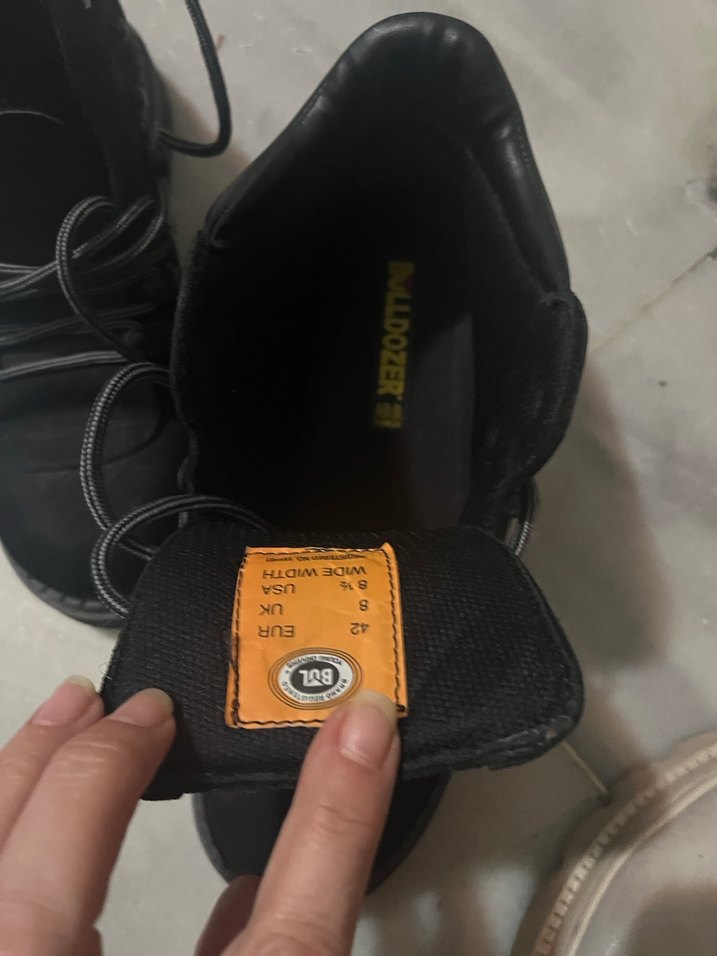 Erkek Siyah Kemerli Goth Bot - Görsel 4