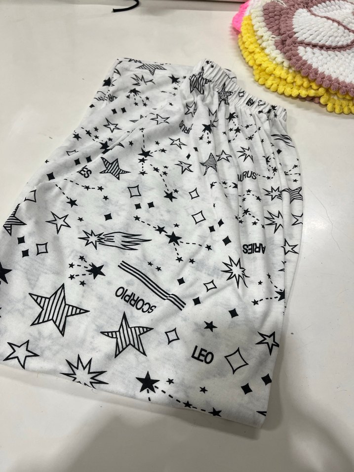 Renkli Desenli  Pijama - Görsel 2