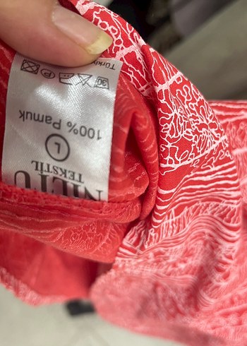 Kısa Kollu Bohem Bağlama Desenli Hamile Bluzu - Görsel 6