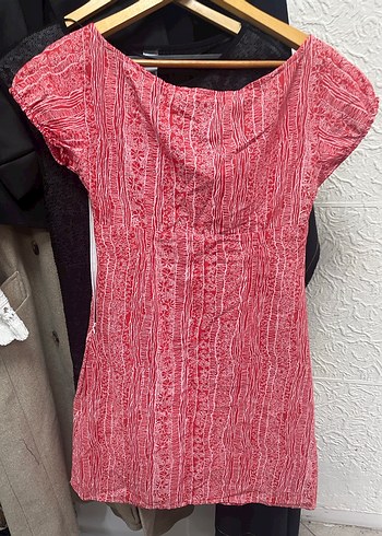 Kısa Kollu Bohem Bağlama Desenli Hamile Bluzu - Görsel 4