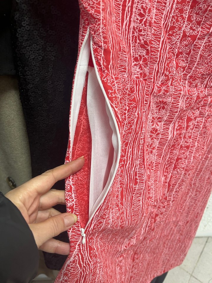 Kısa Kollu Bohem Bağlama Desenli Hamile Bluzu - Görsel 5