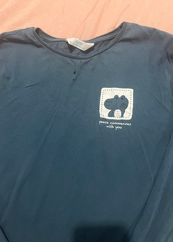 Lacivert Erkek çocuk  Uzun Kollu Pijama Takımı - Görsel 3