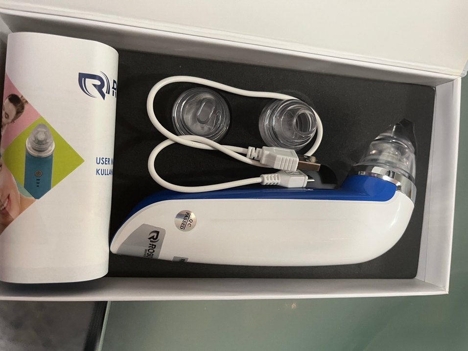 Rosio Vakumlu Yüz Temizleme Cihazı Mavi - Görsel 4