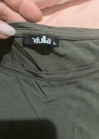 Siyah Baskılı Midi Tişört - Görsel 5