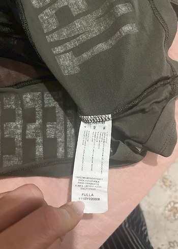 Siyah Baskılı Midi Tişört - Görsel 3