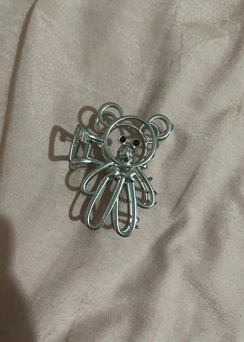 Gri Metal Ayıcık Tokası - Görsel 4