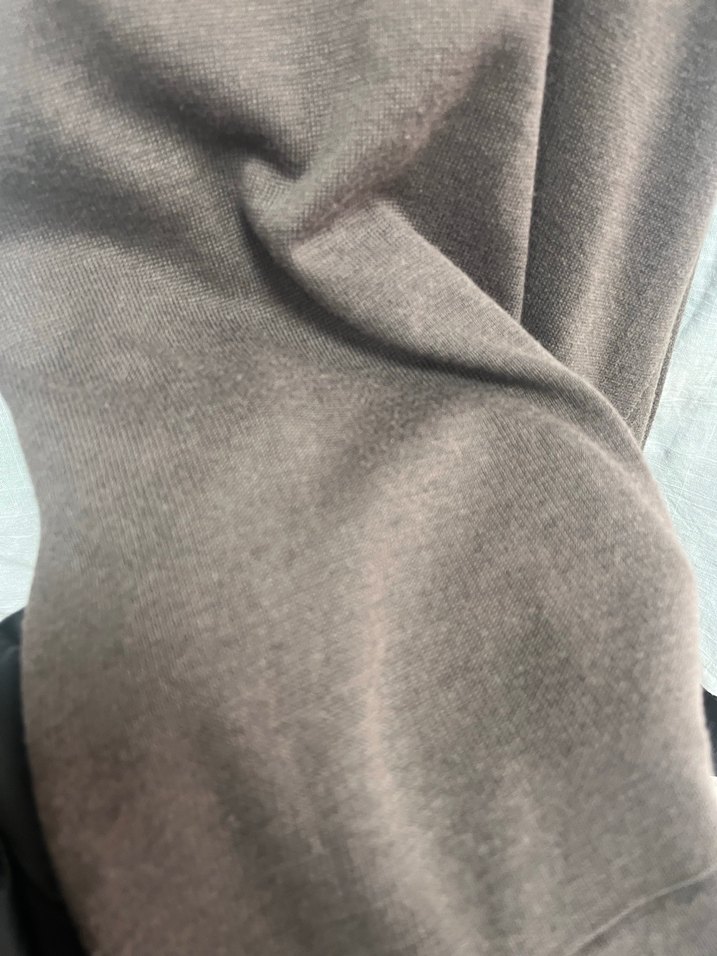 Kahverengi Örgü Kadın Süveter - Görsel 5