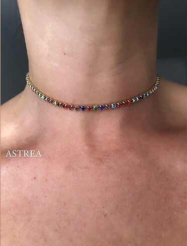 Beden çeşitli Renk RENKLİ TASMA Kolye, Sınırlı Adette...