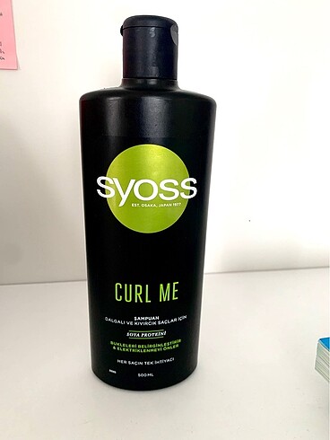 Syoss curl me dalgalı ve kıvırcık saçlar için şampuan