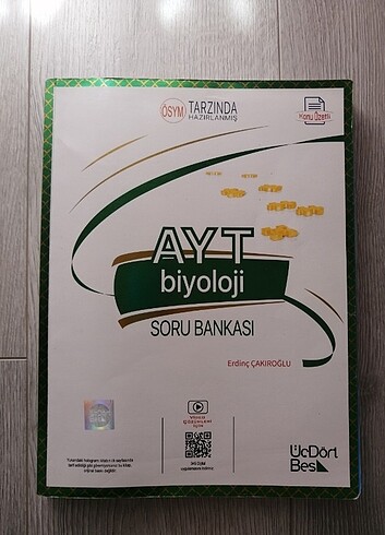 ÜçDörtBeş 345 AYT Biyoloji Soru Bankası 