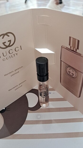 1adet gucci guilty eaude sample parfüm 