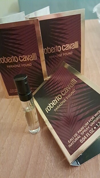  Beden 1adet Roberto cavalli paradise found eaude parfüm for women fiya