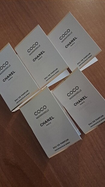  Beden Renk 5 adet Coco mademoiselle chanel eaude parfüm sample fiyatı dı