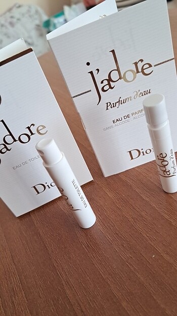 Dior 6 adet ceşitli deneme boy sample parfümler 