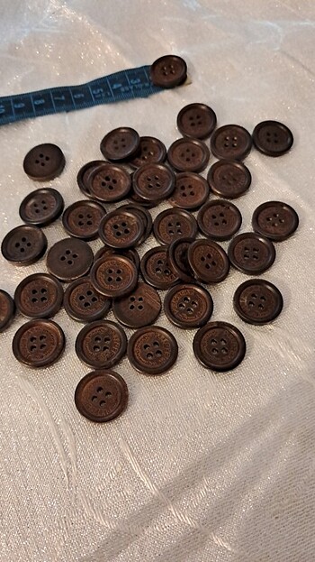 Düğme ahşap görünümlü - Görsel 2