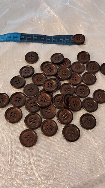 Düğme ahşap görünümlü - Görsel 3