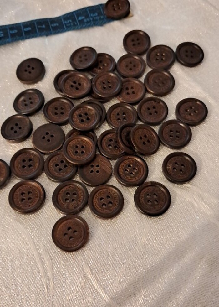 Düğme ahşap görünümlü - Görsel 2