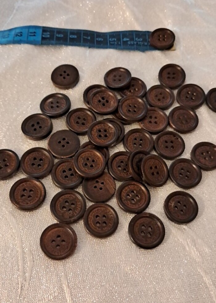 Düğme ahşap görünümlü - Görsel 3