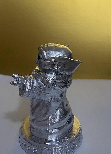 Beden çeşitli Renk PLASTİK DEKORATİF BABY YODA 9CM FİGÜR