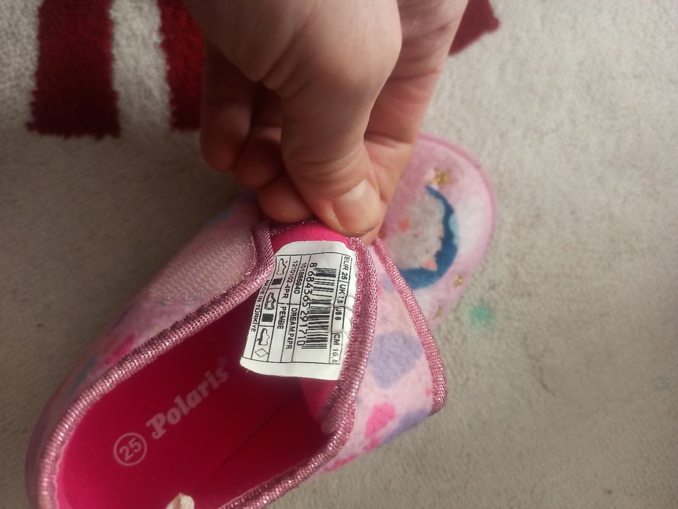 Kızlar için Renkli Baskılı Sıcak Terlik puf - Görsel 3