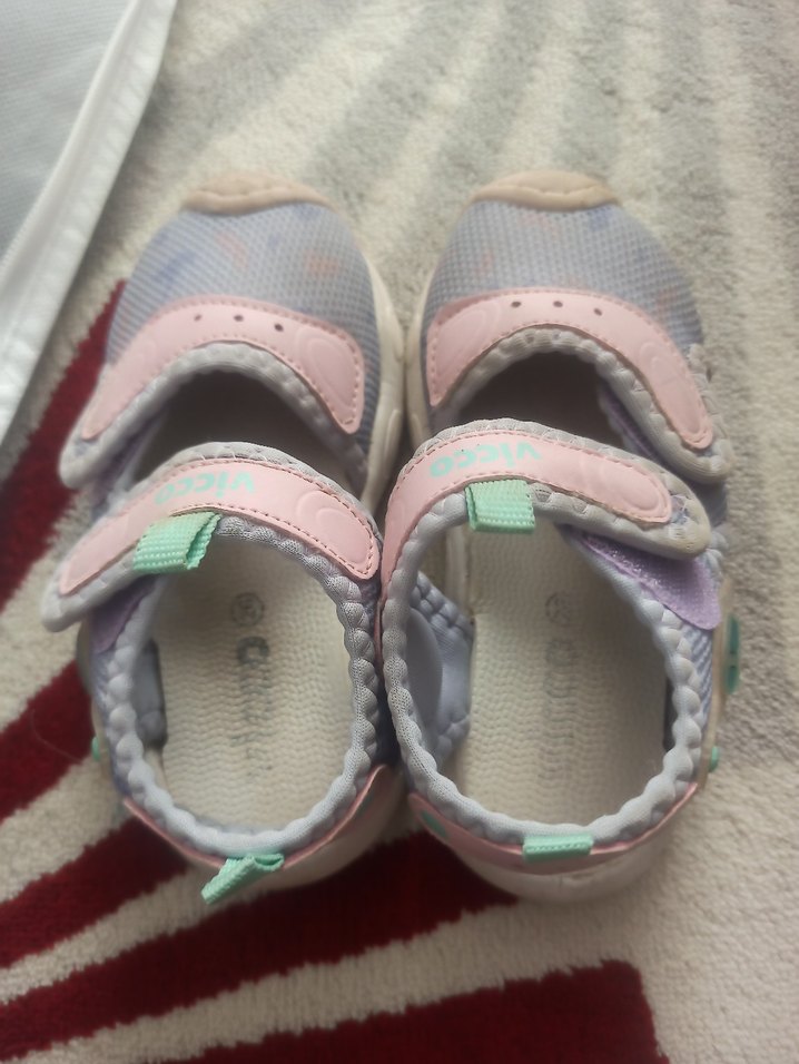 Kız Çocuk Bağcıksız Pembe Tie-Dye Spor Ayakkabı - Görsel 2