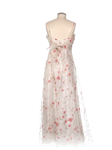 l Beden Vintage Love Uzun Elbise %70 İndirimli.