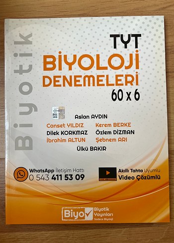 Biyotik TYT Biyoloji Denemeleri