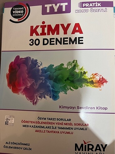 Miray tyt kimya deneme