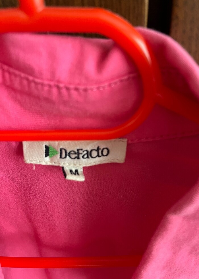 DeFacto pembe kısa kollu gömlek - Görsel 4