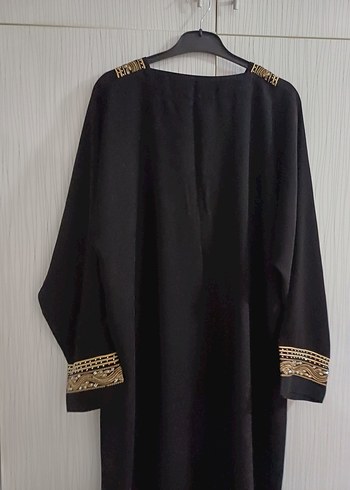 Diger Nakışlı Siyah Kadın Uzun Elbise - Görsel 5