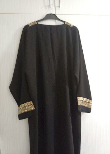 Diger Nakışlı Siyah Kadın Uzun Elbise - Görsel 7