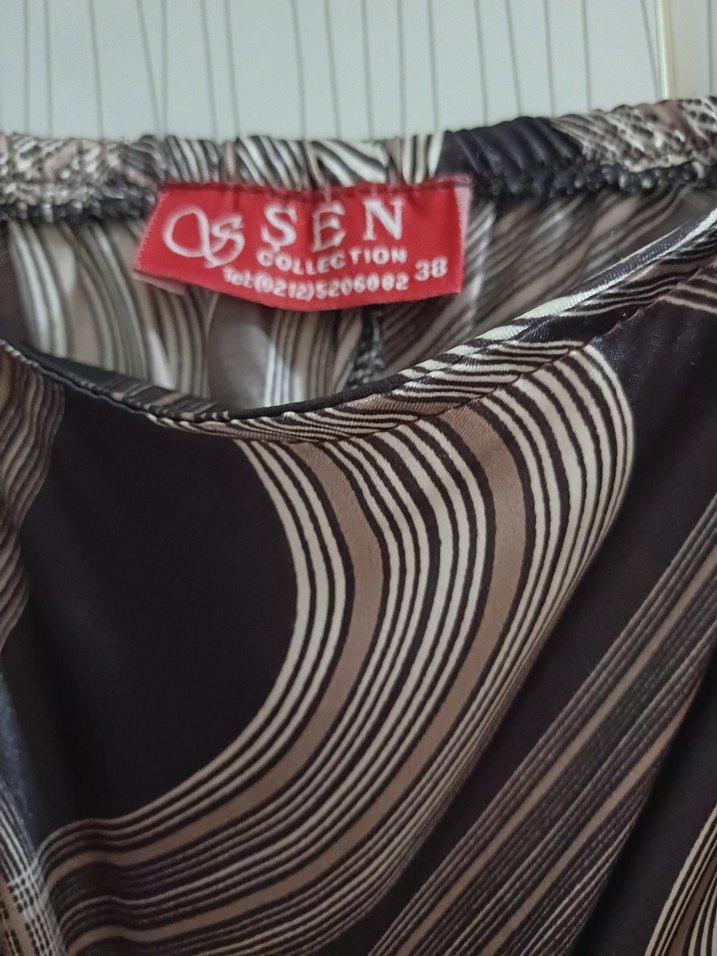 Desenli  Elbise - Görsel 4