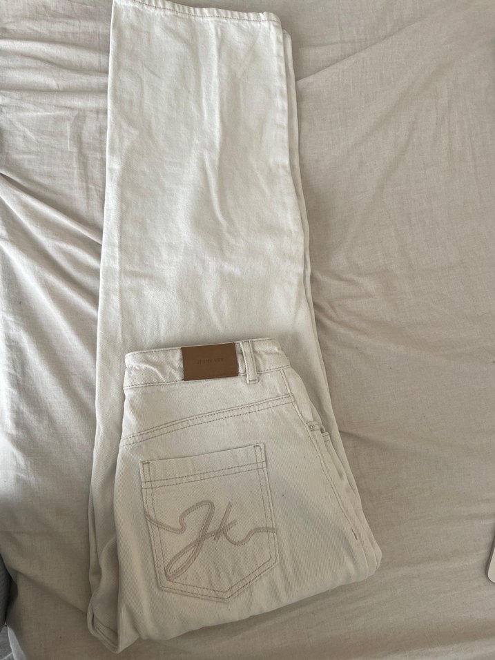 Bej Normal Boy Regular Fit Kadın Kot Pantolon - Görsel 3