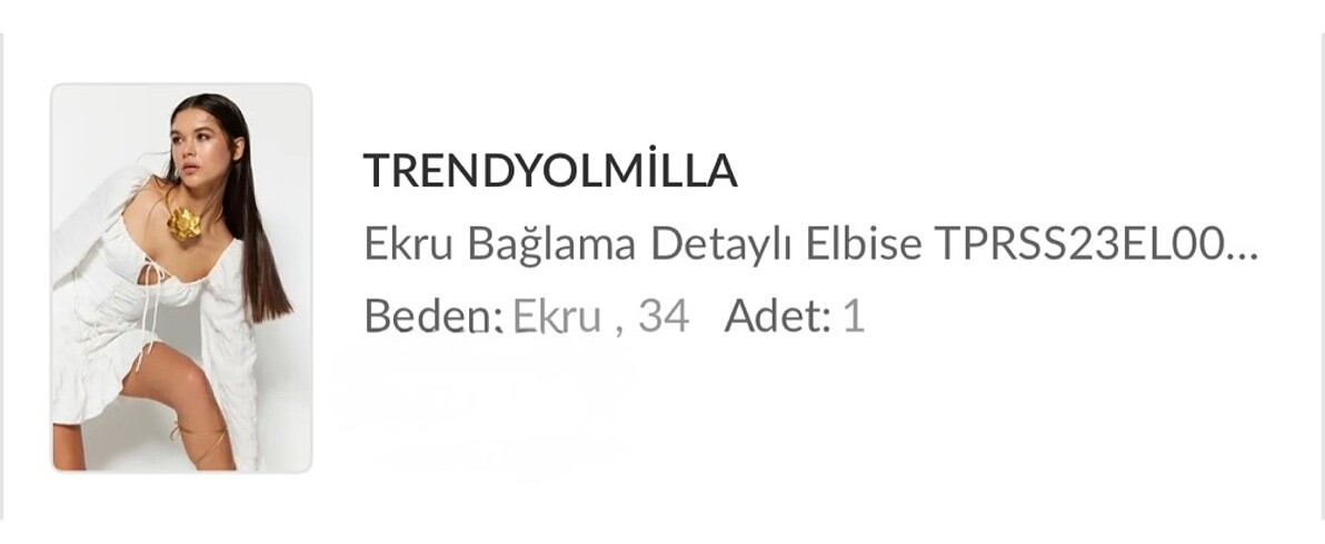 Trendyol & Milla Trendyol elbise