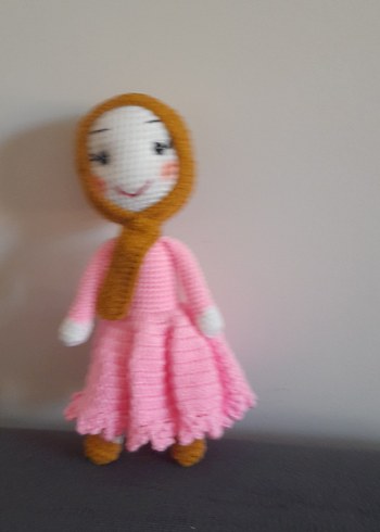 amigurimi tesettürlü  bebek - Görsel 2