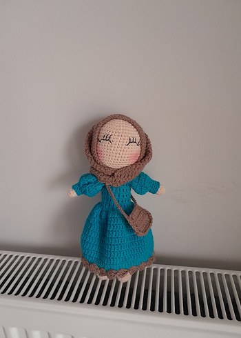 amigurımi tesettürlü bebek - Görsel 3