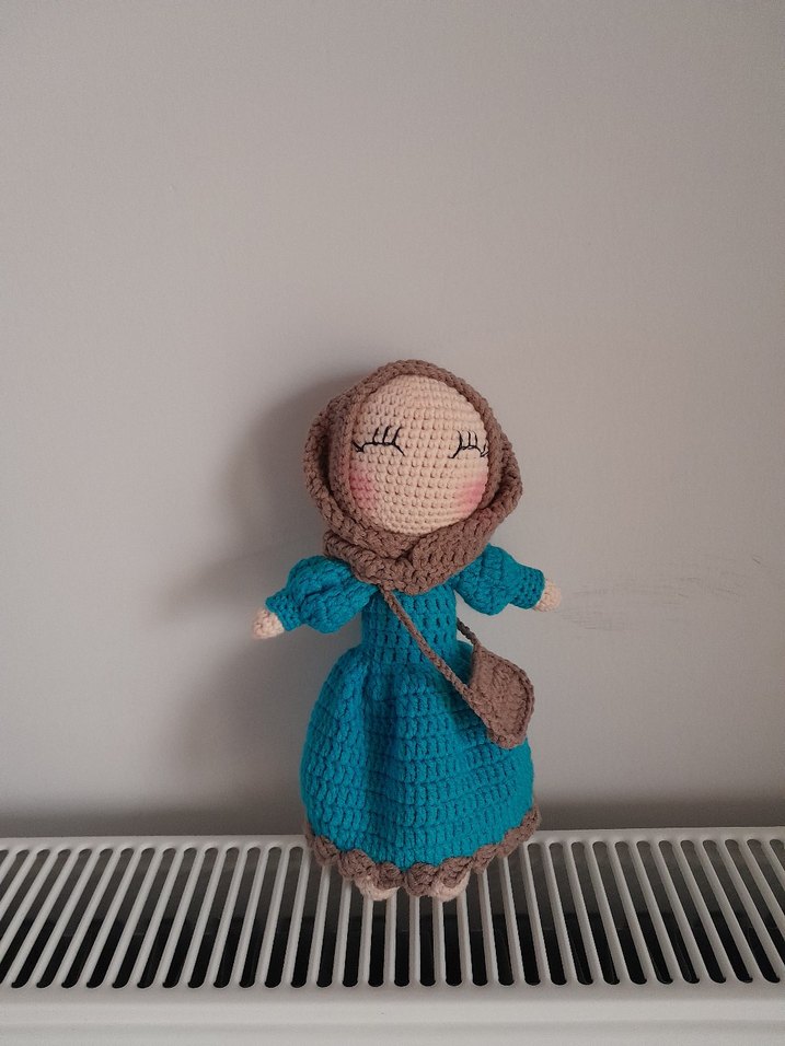 amigurımi tesettürlü bebek - Görsel 2